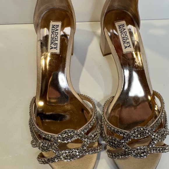 JEWEL BADGLEY MISCHKA Sonya Block Heel SHOES Size 7 - Picture 3 of 14